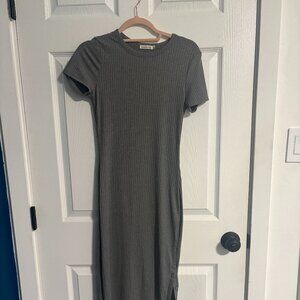 Grey Midi Dress